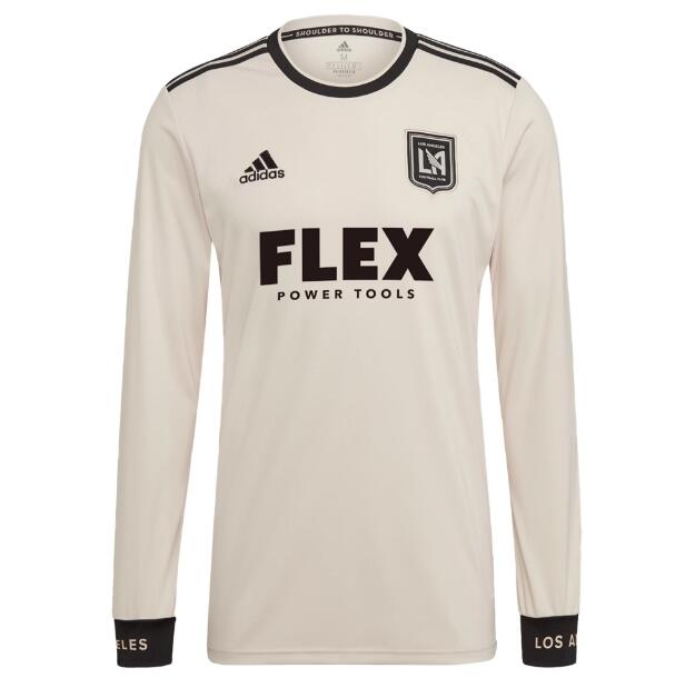 2021/22 Los Angeles FC Long Sleeve Away Kit Soccer Jersey